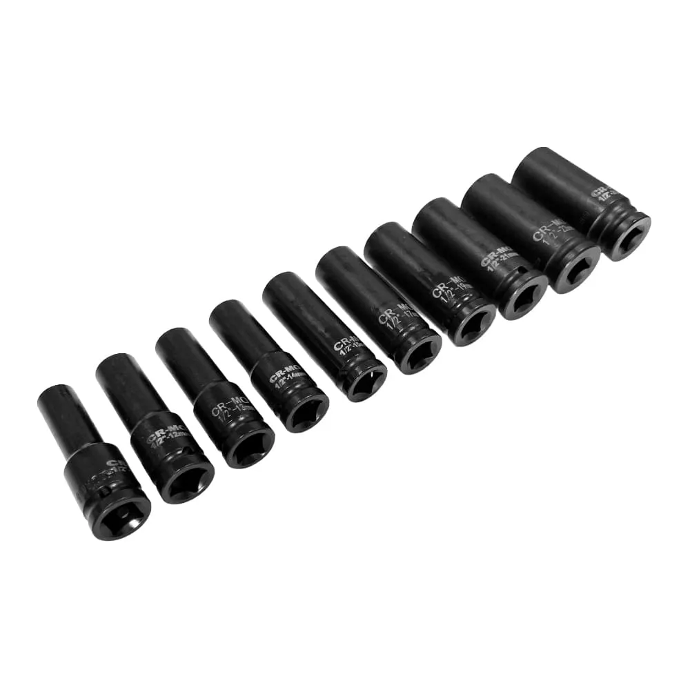 Набор глубоких торцевых насадок 1/2" (10 предметов) Хорекс Авто HZ 24.1.071Y