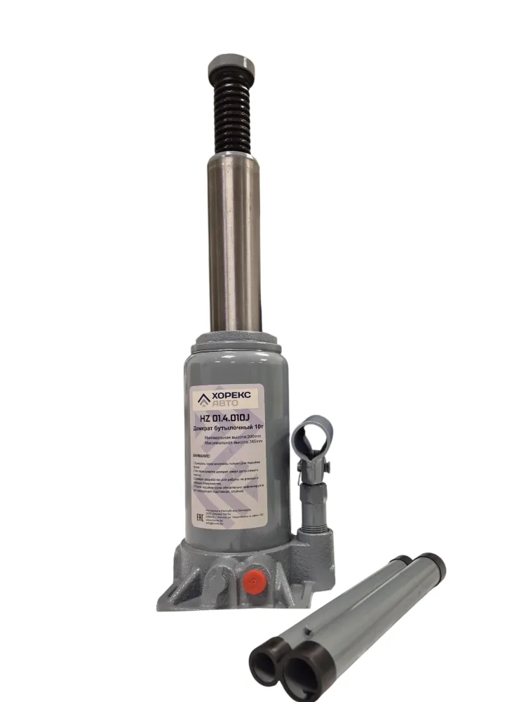 Домкрат бутылочный 10 т Хорекс Авто HZ 01.4.010J