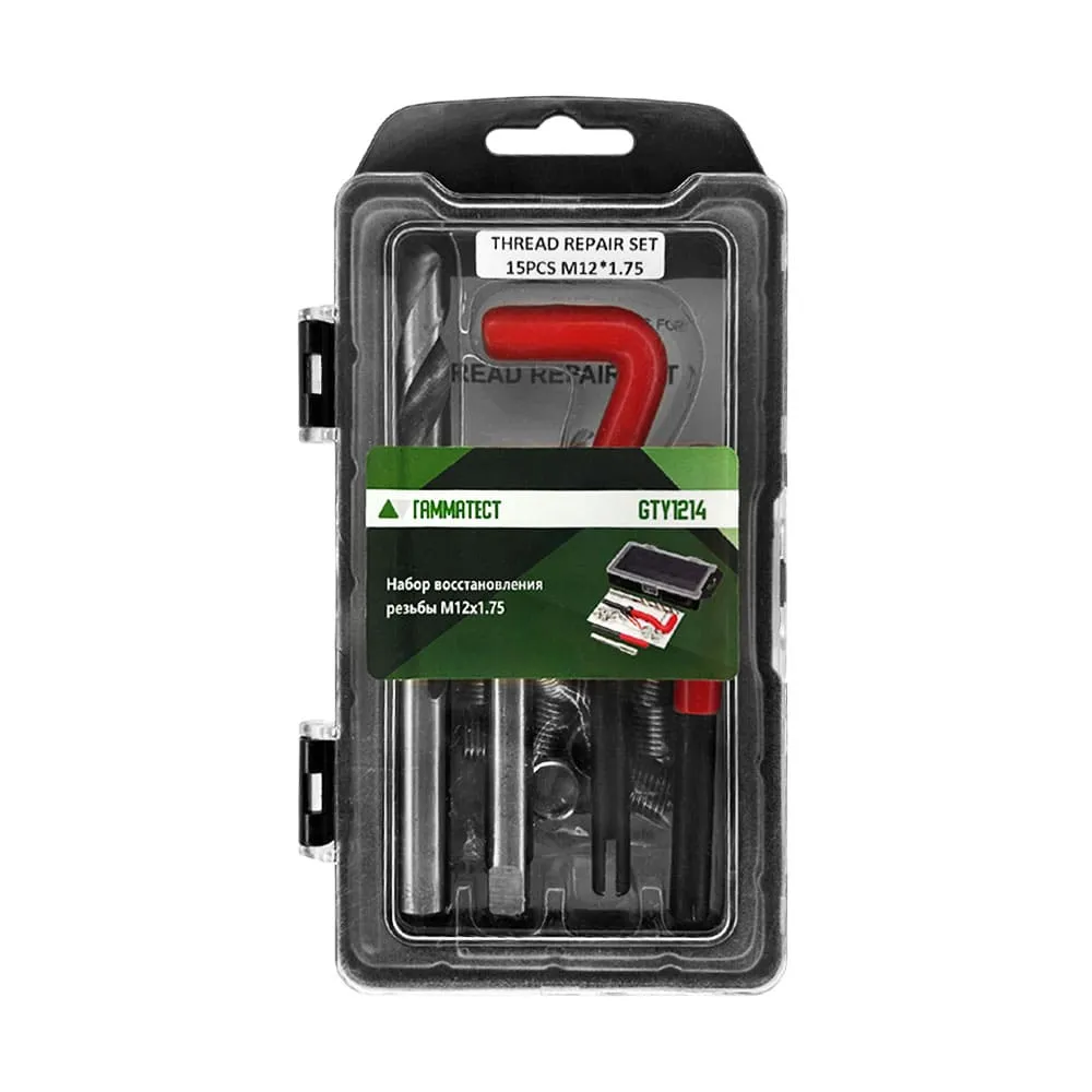 Набор восстановления резьбы M12х1.75 Гамматест GTY1214