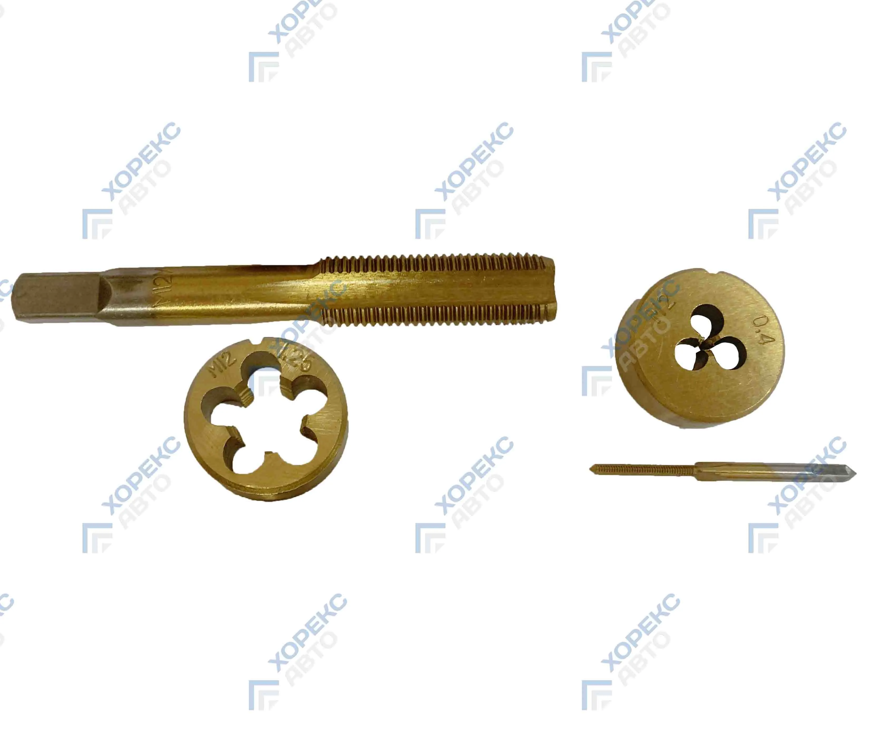 Набор приспособлений для восстановления наружных и внутренних резьб (54 предмета) Хорекс Авто HZ 31.1.004S