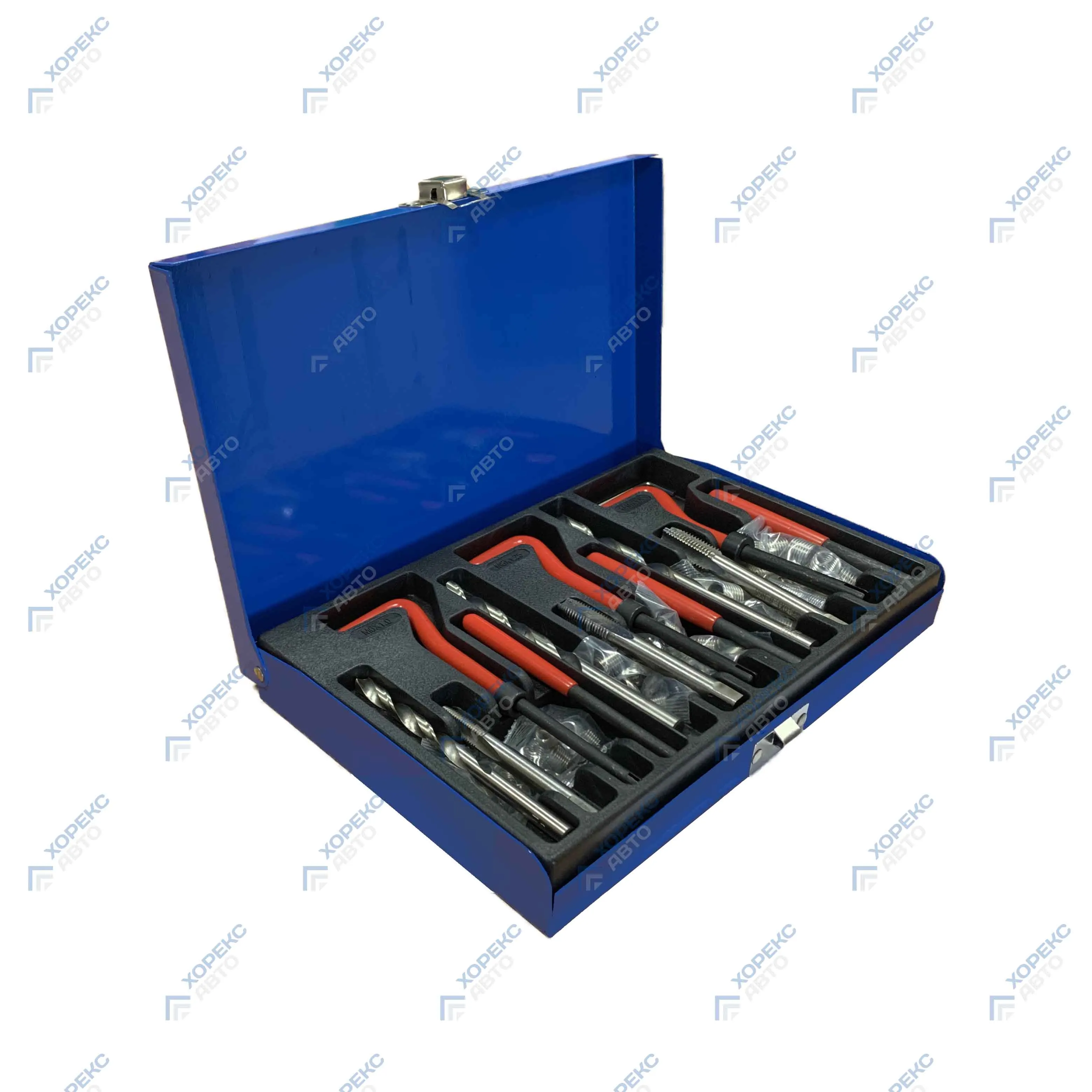 Набор для ремонта и восстановления резьбы (88 предметов) Хорекс Авто HZ 25.1.064W