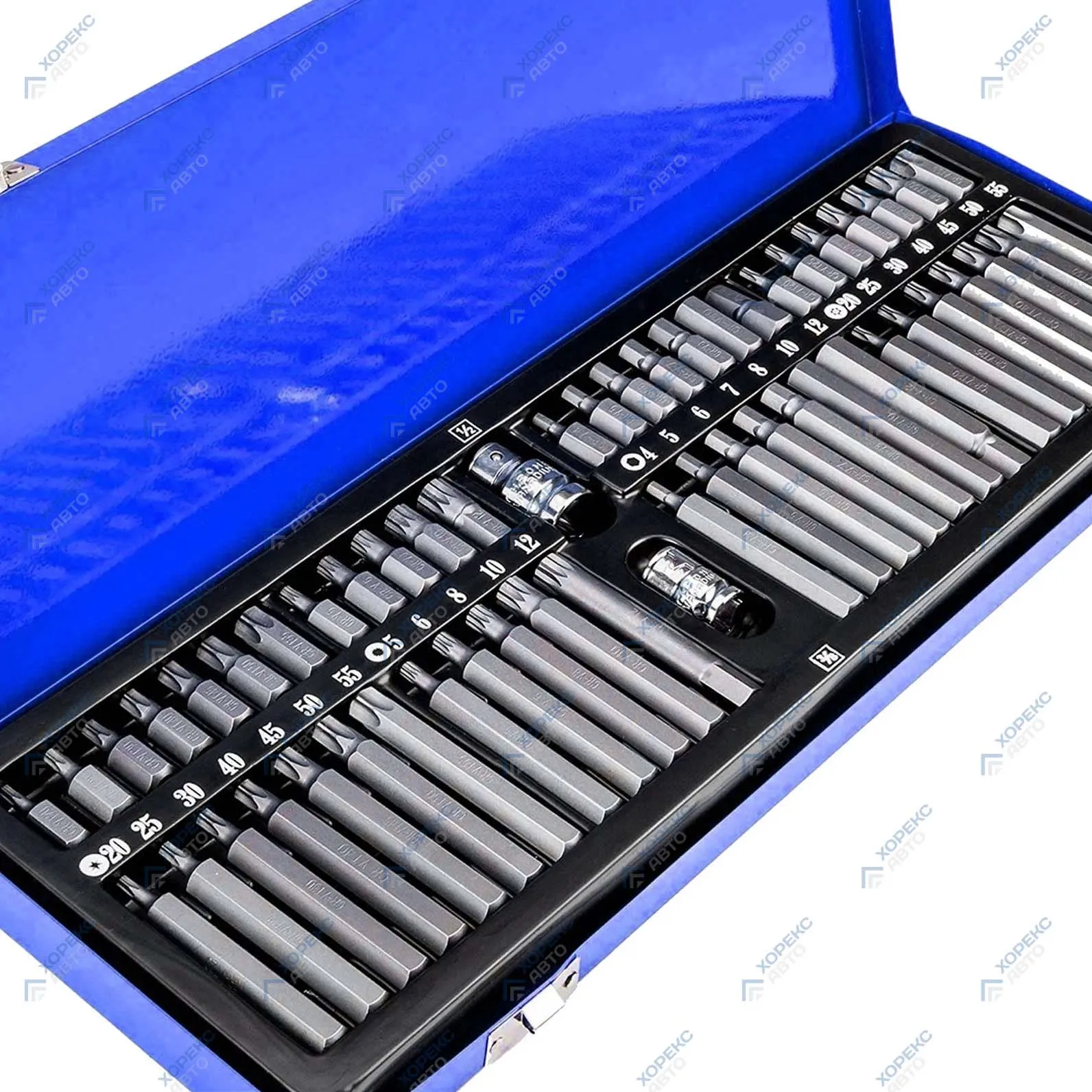 Набор бит 54 предмета Хорекс Авто HZ 28.1.076J