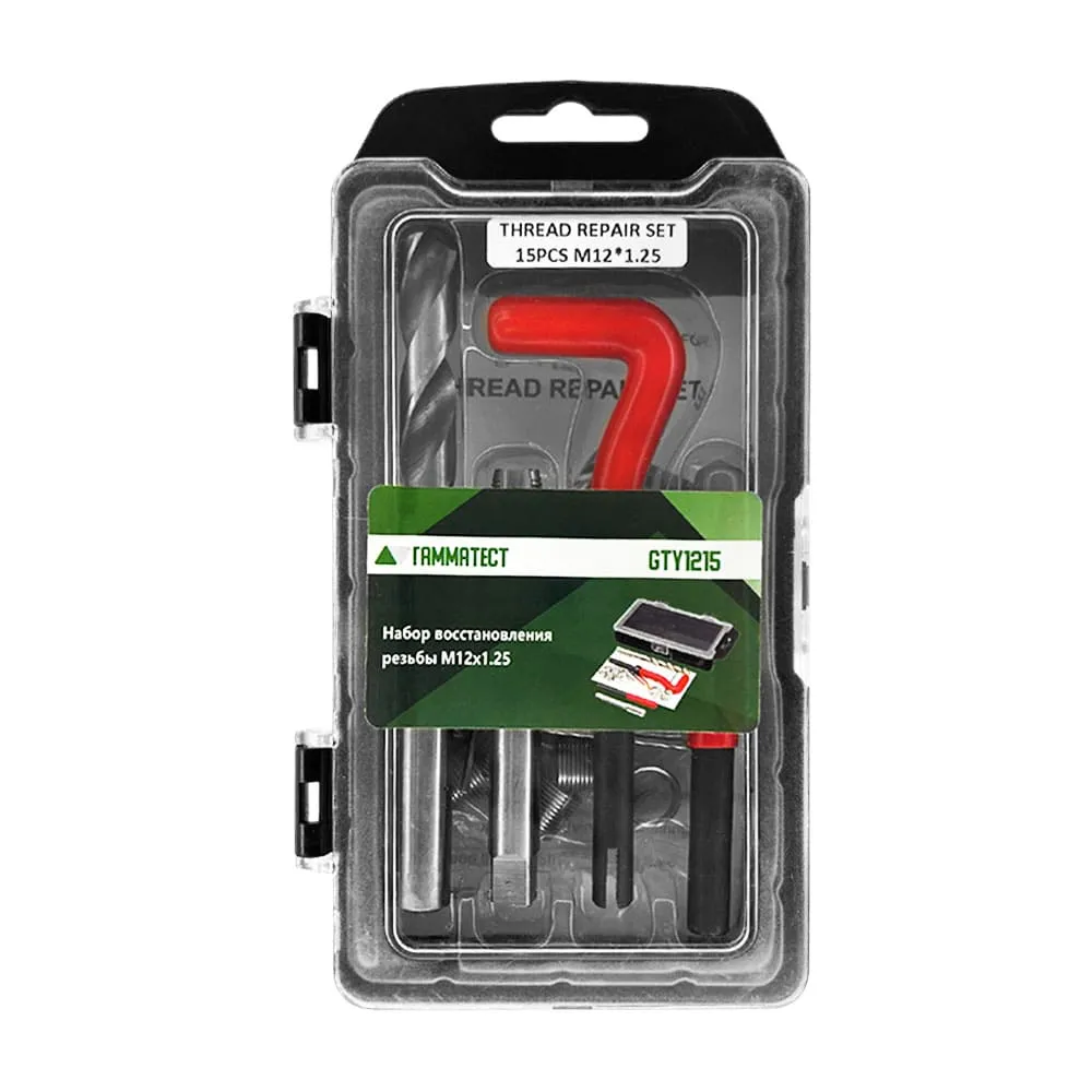 Набор восстановления резьбы M12х1.25 Гамматест GTY1215