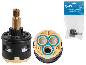 Картридж-дивертор D33 для смесителя, тип F, AV Engineering