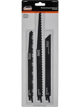 Набор пилок сабельных по дереву 3шт. GEPARD (GP0643-01)