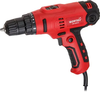 Дрель-шуруповерт WORTEX LX DR 1025 D в кор. 400 Вт, 30 Нм, 2 скор.