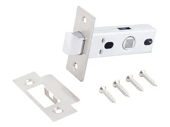 Защелка врезная межк. L45-8 SN мат.никель 25мм АЛЛЮР