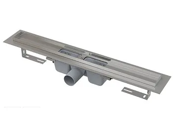 Водоотводящий желоб с порогами для перфорированной решетки APZ1-550, Alcaplast