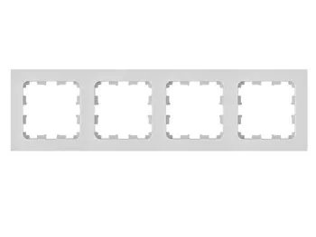 Рамка 4-местная белая, Astrum, BYLECTRICA