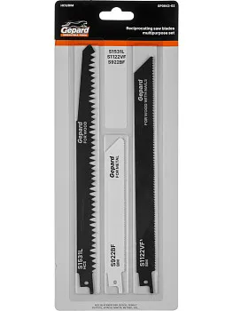 Набор пилок сабельных универсальный 3шт. GEPARD (GP0643-02)
