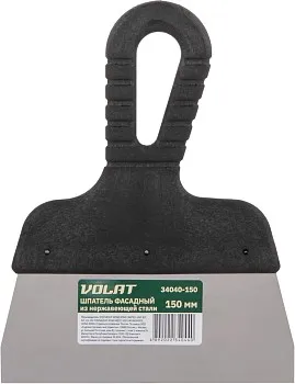 Шпатель фасад. нерж. с пласт. ручкой 150мм ВОЛАТ
