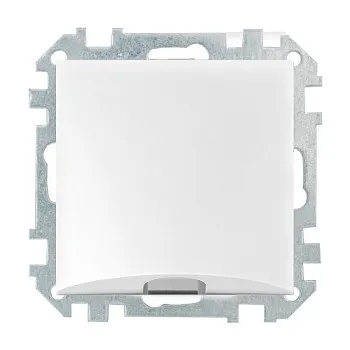 Розетка для вывода кабеля (скрытая) белая, Стиль, Bylectrica