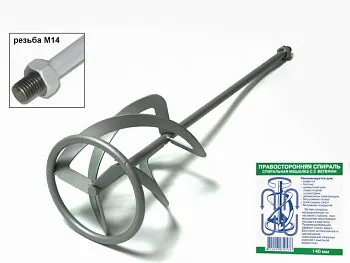 Миксер д/смесей 140х600мм М14 к  М14 (правостор.) ФИОЛЕНТ