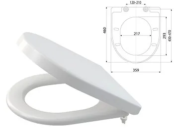 Сиденье для унитаза Softclose, Alcaplast