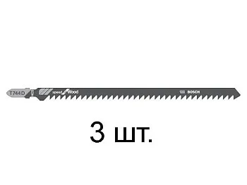 Пилка лобз. по дереву T744D (3 шт.) BOSCH