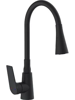 Смеситель для кухни D35-A черный, серия 800 ECONOCE