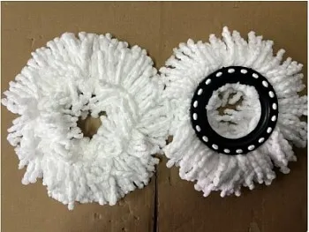 Набор сменных насадок для швабры с отжимным ведром AquaSpin, 2 шт., PERFECTO LINEA