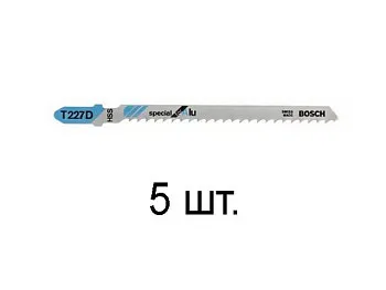 Пилка лобз. по алюминию T227D (5 шт.) BOSCH