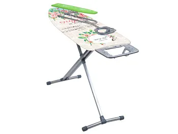 Доска гладильная НИКА 10+ тефлон (металл 1220 х 400), с подрук,подставка п/утюг, удлинит, NIKA