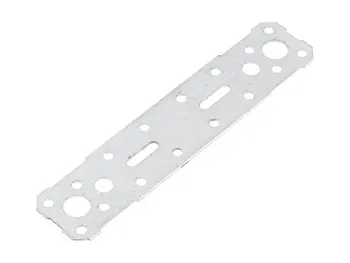 Пластина крепежная 180х40 белый цинк Цвiк
