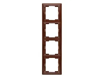 Рамка 4-ая вертикальная орех, DARIA, MUTLUSAN