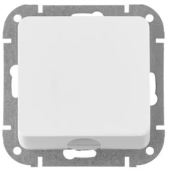 Розетка для вывода кабеля (скрытая) белая, Astrum, BYLECTRICA