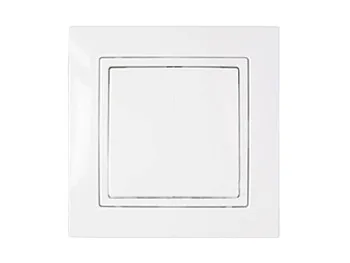 Выключатель 1 клав. (cкрытый, 10А) белый, Уют, Bylectrica