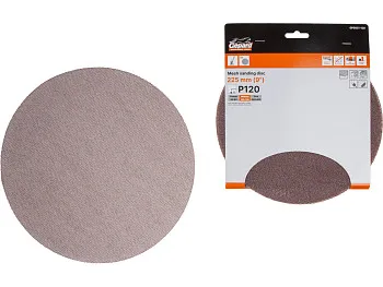 Шлифлист 225мм круг Р120 сетка, самосцепл. 5шт. GEPARD (GP5021-120)