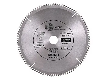Диск пильный 255х30 мм 100 зуб. универсальный  Multi Material