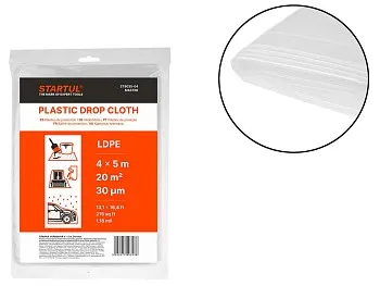 Пленка укрывная 4x5 м, 30 мкм STARTUL MASTER (ST9035-04)