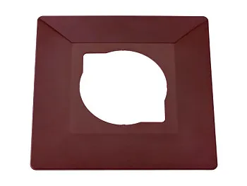 Рамка 1-местная декоративная шоколадная BYLECTRICA