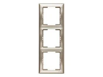 Рамка 3-ая вертикальная титан, DARIA, MUTLUSAN