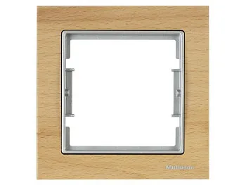 Рамка 1-ая дерево бук ELITRA, MUTLUSAN