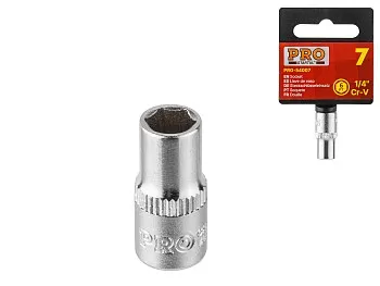 Головка 1/4" 7мм 6гр. PRO STARTUL (PRO-54007)
