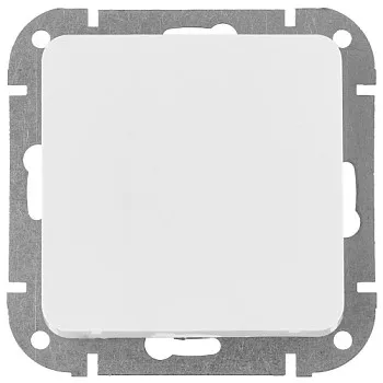 Выключатель 1 клав. проходной (cкрытый, 10А) белый, Astrum, BYLECTRICA