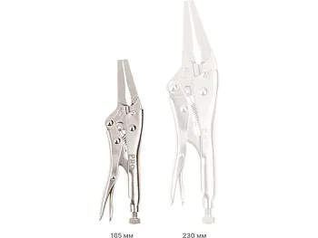 Зажим с фиксатором 165мм удлиненные губки PRO STARTUL (PRO-6053-01)