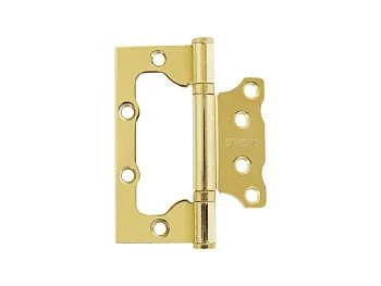Петля накладная без врезки СТАНДАРТ 100х75х2,5мм 2BB BP латунь