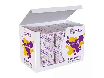 Пластины от комаров без запаха, для всей семьи, 10 шт., HELP
