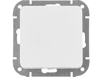 Выключатель 1 клав. проходной (скрытый) белый, Astrum, BYLECTRICA