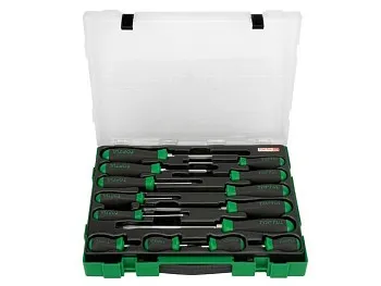 Набор отверток 14шт в пласт.боксе TOPTUL