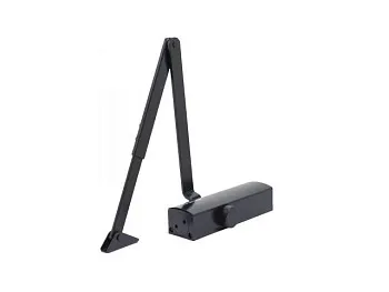 Доводчик дверной БУЛАТ PROFI  ДД 802/3  A-B (40-90 кг) черный, морозостойкий