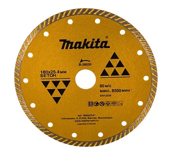 Алмазный круг 180х25.4 мм по бетону Turbo Standard MAKITA