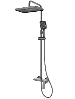 Душевая система (Lt) D35, серия Lily антрацит, a-five