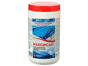 Таблетки для бассейна хлорные быстрорастворимые "Максисан" 1 000 г