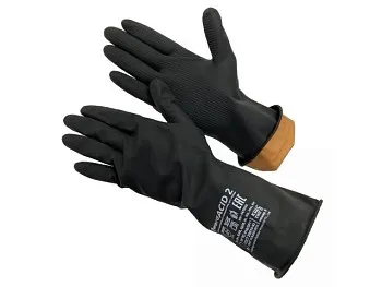 Перчатки КЩС тип 2 р-р 10(XL) К50 Щ40, нефть, индивид. уп.