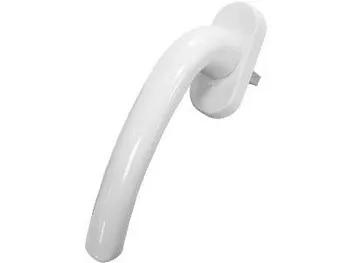 Ручка для пластиковых окон ЛУНА (HOPA) штифт 35 мм белая RAL-9016