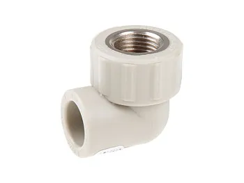 Колено ПП комб. вн. 20х1/2", сер. РТП