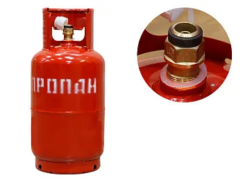 Баллон газовый бытовой 12л с КБ-2 (1-12-2-В)