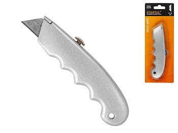 Нож пистолетный с выдвижн.трапециевидным лезвием STARTUL MASTER (ST0935)