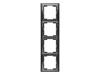 Рамка 4-ая вертикальная дымчатая, DARIA, MUTLUSAN